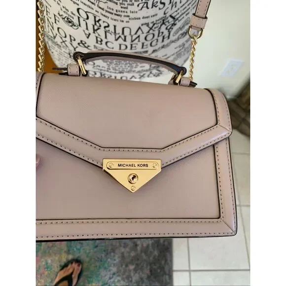 Michael Kors Grace Small Saffiano Leather Crossbody Bag - Picture 7 of 7